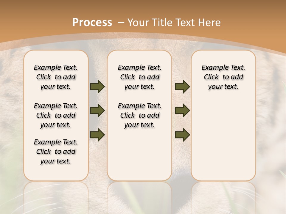 Cheetah Portrait PowerPoint Template