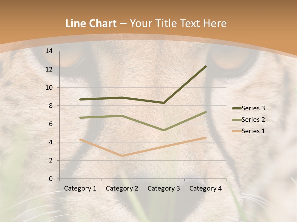 Cheetah Portrait PowerPoint Template