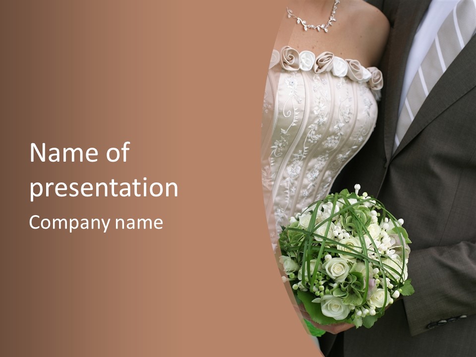 Wedding Couple PowerPoint Template