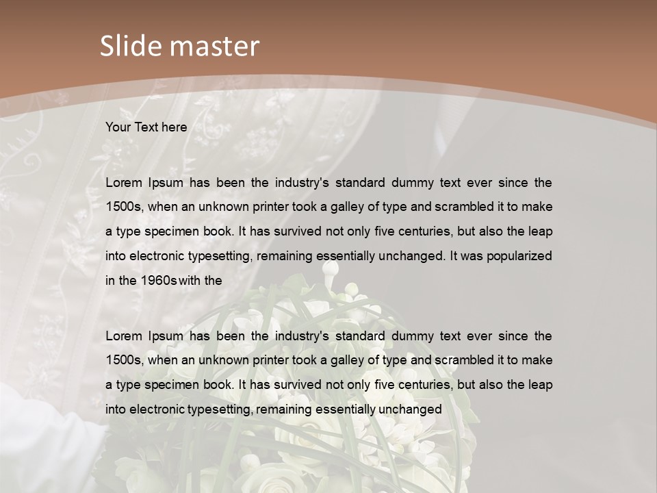 Wedding Couple PowerPoint Template