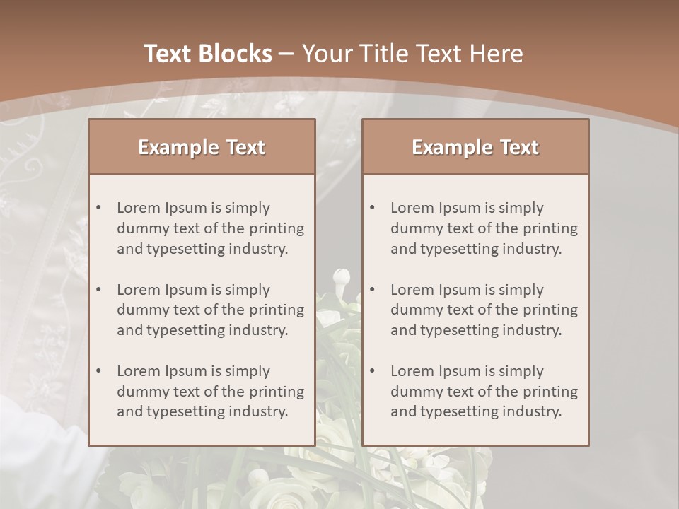 Wedding Couple PowerPoint Template