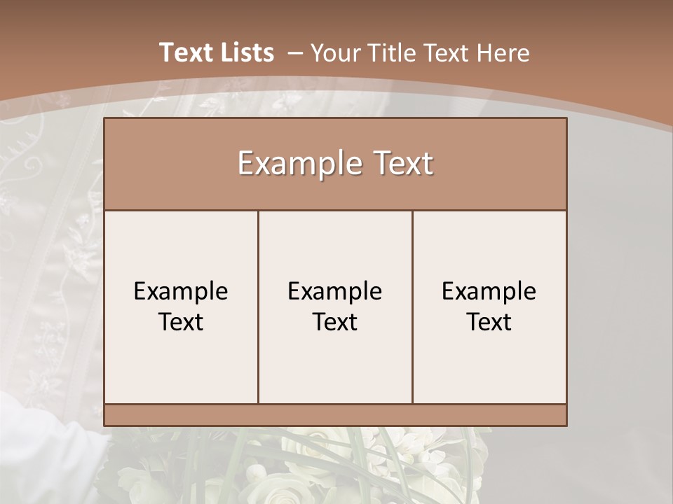 Wedding Couple PowerPoint Template