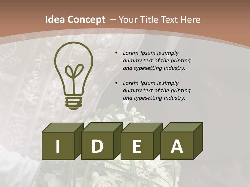 Wedding Couple PowerPoint Template