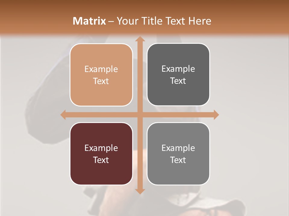 A Man Is Doing A Handstand On The Floor PowerPoint Template