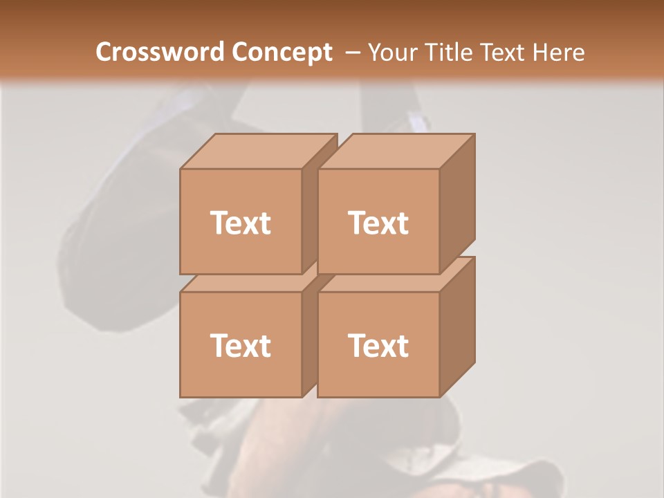 A Man Is Doing A Handstand On The Floor PowerPoint Template