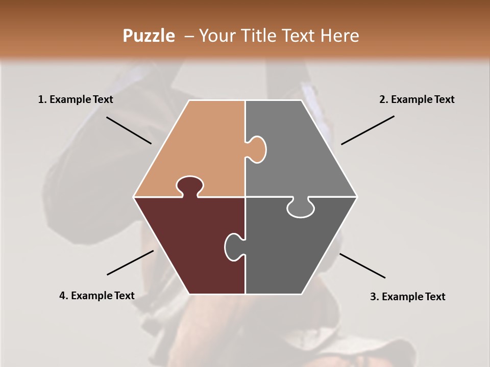 A Man Is Doing A Handstand On The Floor PowerPoint Template