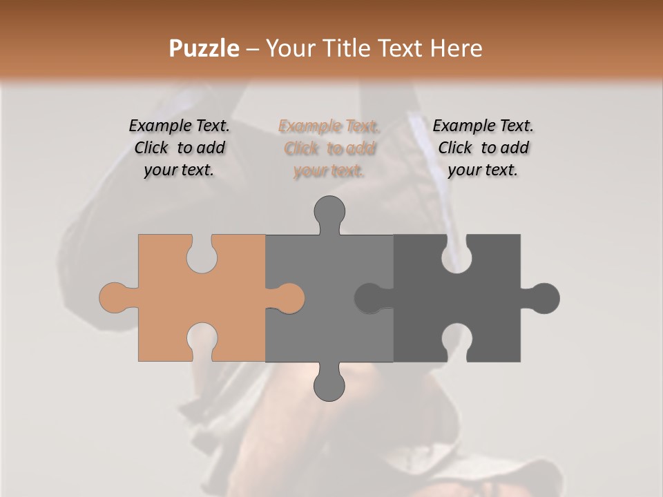 A Man Is Doing A Handstand On The Floor PowerPoint Template