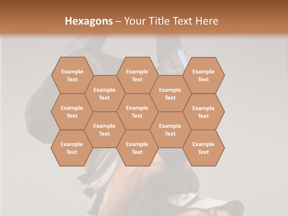 A Man Is Doing A Handstand On The Floor PowerPoint Template