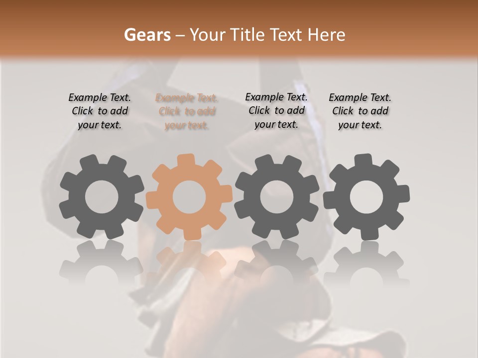 A Man Is Doing A Handstand On The Floor PowerPoint Template