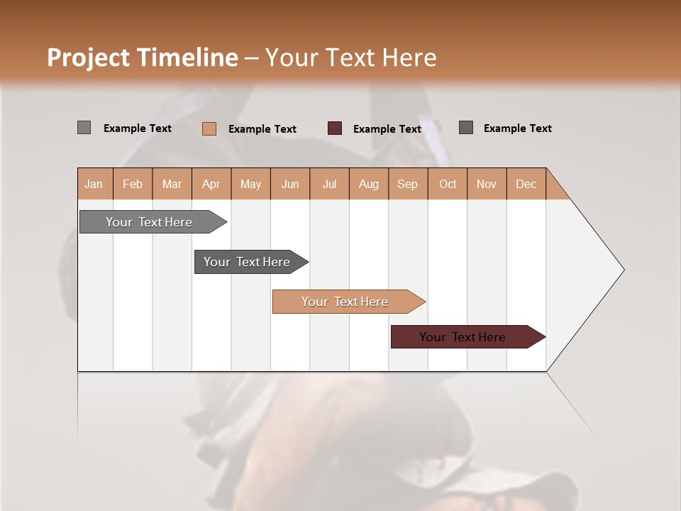 A Man Is Doing A Handstand On The Floor PowerPoint Template