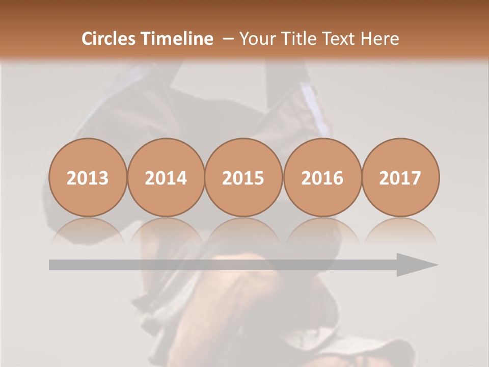 A Man Is Doing A Handstand On The Floor PowerPoint Template