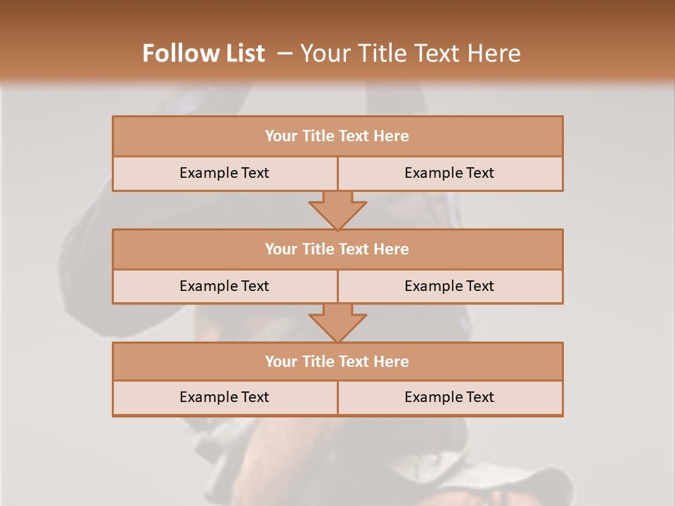 A Man Is Doing A Handstand On The Floor PowerPoint Template