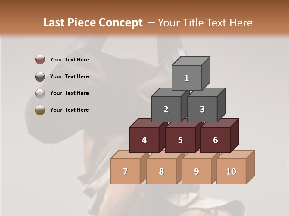 A Man Is Doing A Handstand On The Floor PowerPoint Template