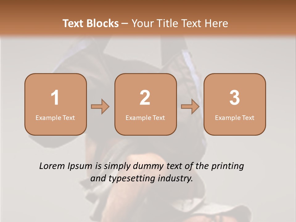 A Man Is Doing A Handstand On The Floor PowerPoint Template