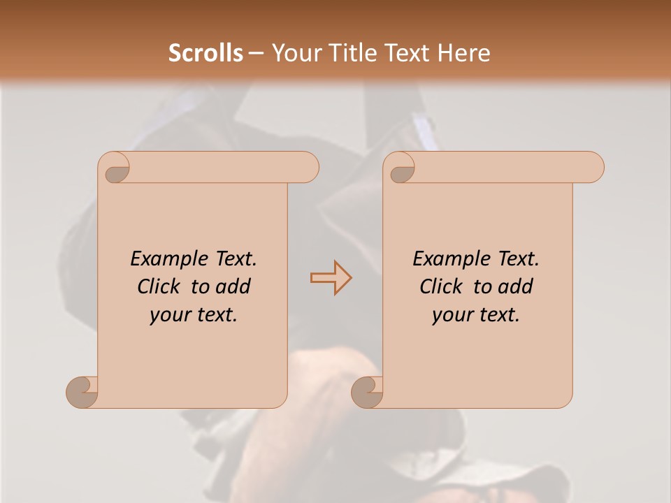A Man Is Doing A Handstand On The Floor PowerPoint Template