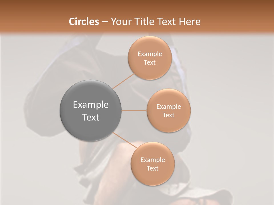 A Man Is Doing A Handstand On The Floor PowerPoint Template