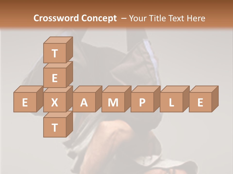 A Man Is Doing A Handstand On The Floor PowerPoint Template