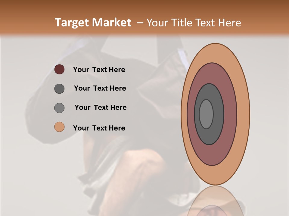 A Man Is Doing A Handstand On The Floor PowerPoint Template