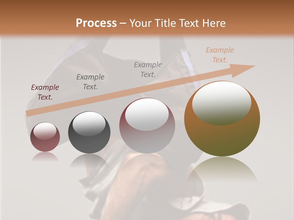 A Man Is Doing A Handstand On The Floor PowerPoint Template