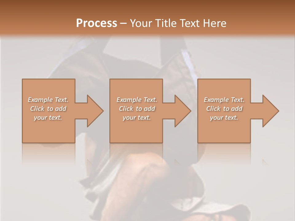 A Man Is Doing A Handstand On The Floor PowerPoint Template