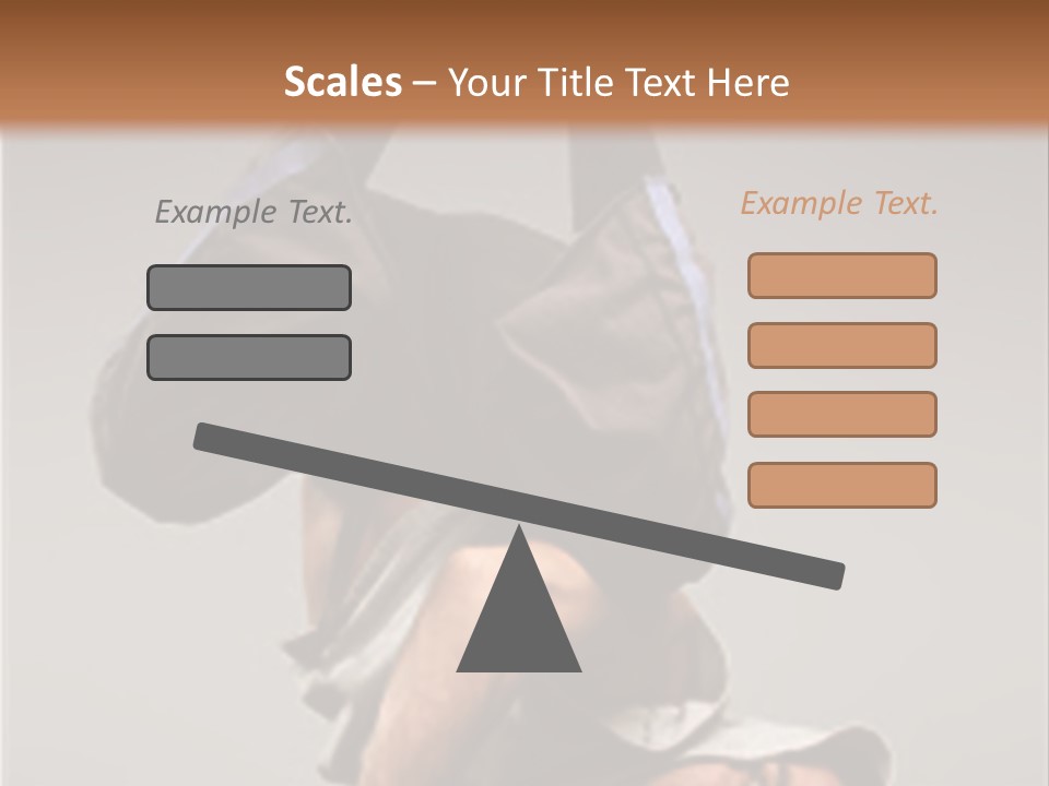 A Man Is Doing A Handstand On The Floor PowerPoint Template