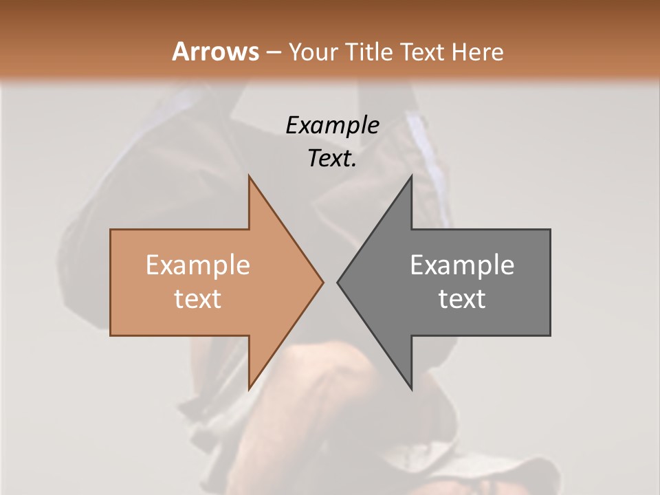 A Man Is Doing A Handstand On The Floor PowerPoint Template