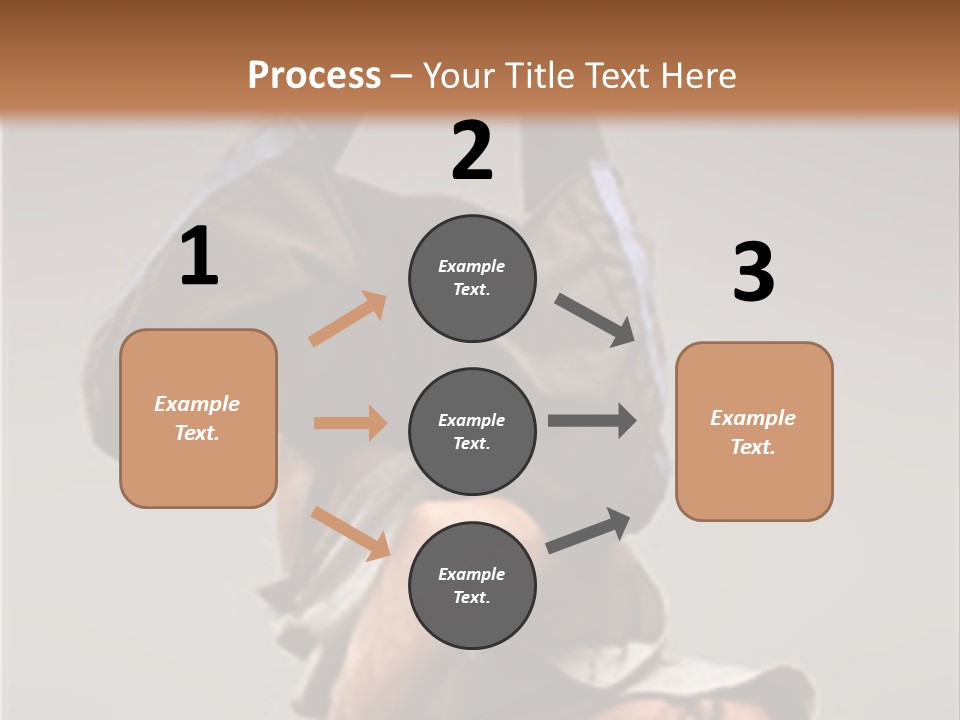A Man Is Doing A Handstand On The Floor PowerPoint Template