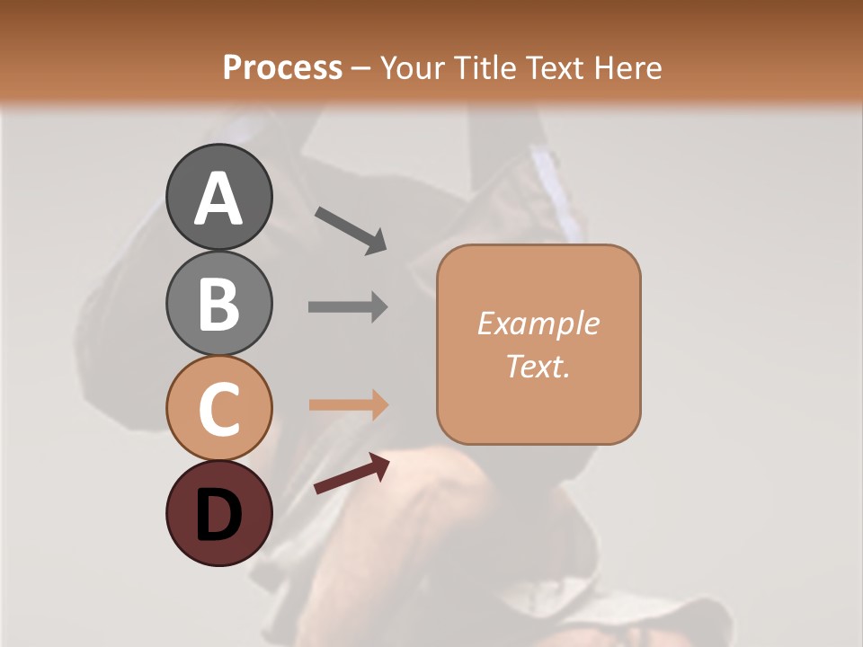 A Man Is Doing A Handstand On The Floor PowerPoint Template