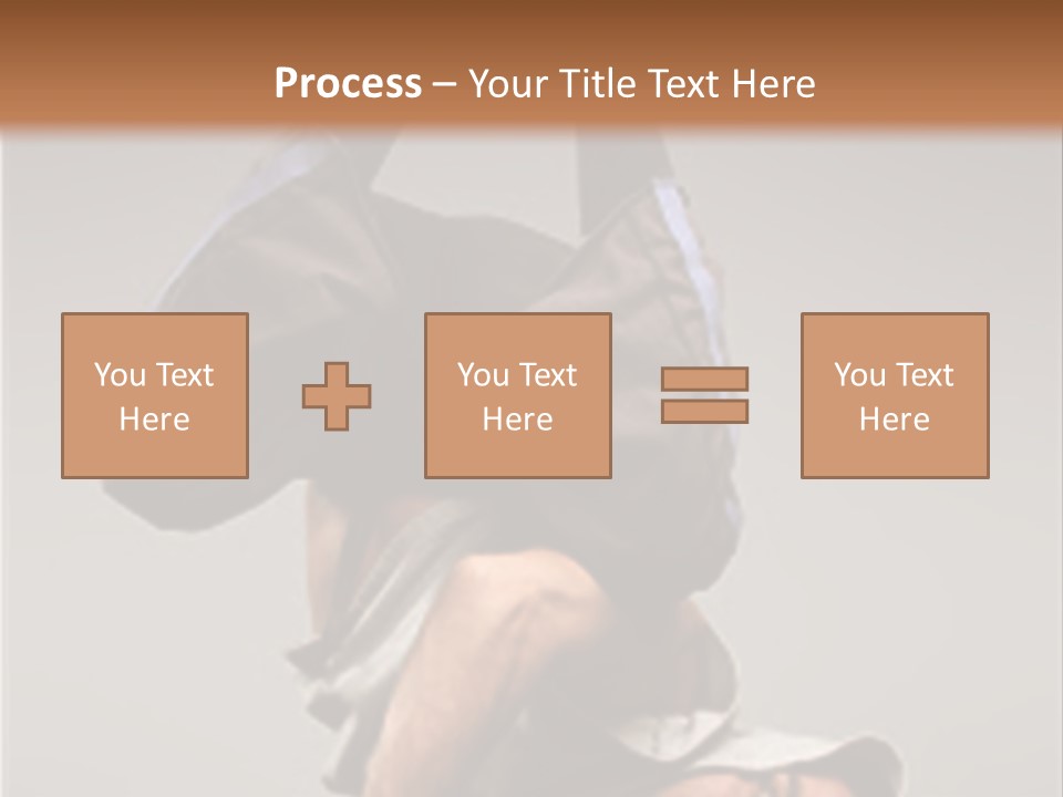 A Man Is Doing A Handstand On The Floor PowerPoint Template