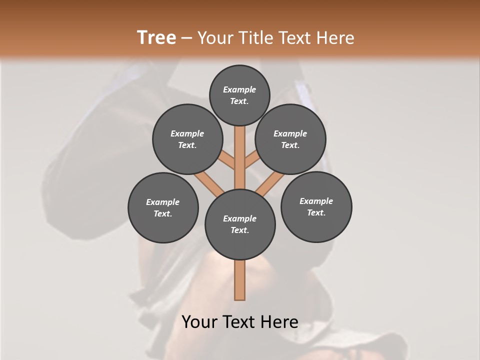 A Man Is Doing A Handstand On The Floor PowerPoint Template