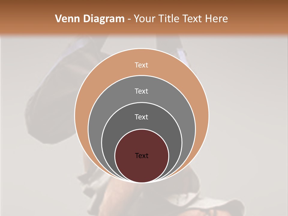 A Man Is Doing A Handstand On The Floor PowerPoint Template