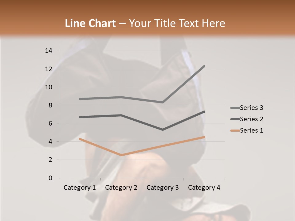 A Man Is Doing A Handstand On The Floor PowerPoint Template