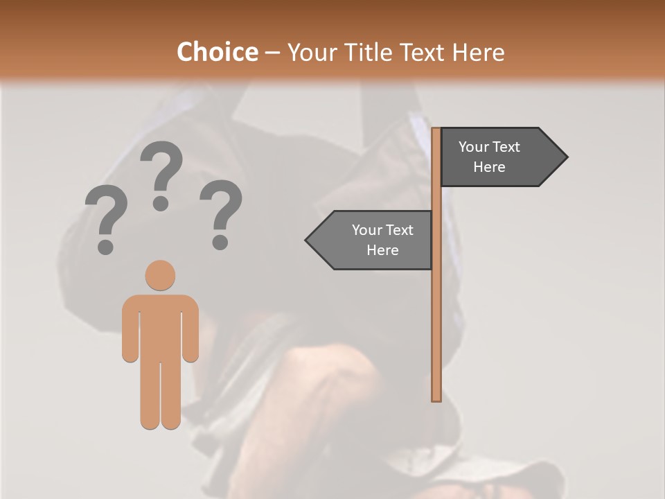 A Man Is Doing A Handstand On The Floor PowerPoint Template
