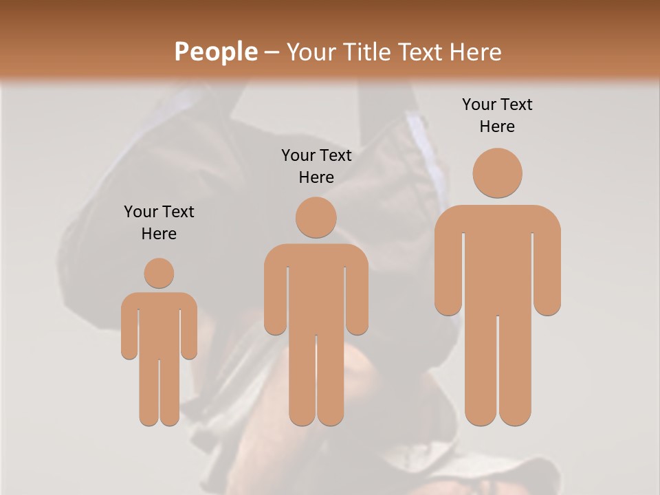 A Man Is Doing A Handstand On The Floor PowerPoint Template