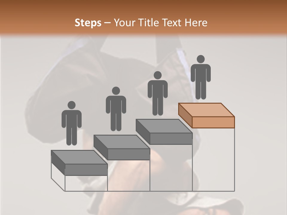 A Man Is Doing A Handstand On The Floor PowerPoint Template