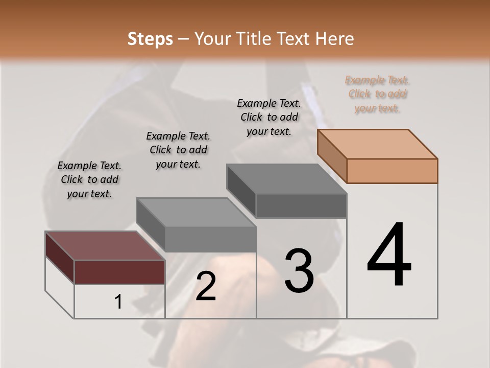 A Man Is Doing A Handstand On The Floor PowerPoint Template