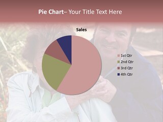 A Grown Son Visiting His Mom For Mother's Day. PowerPoint Template