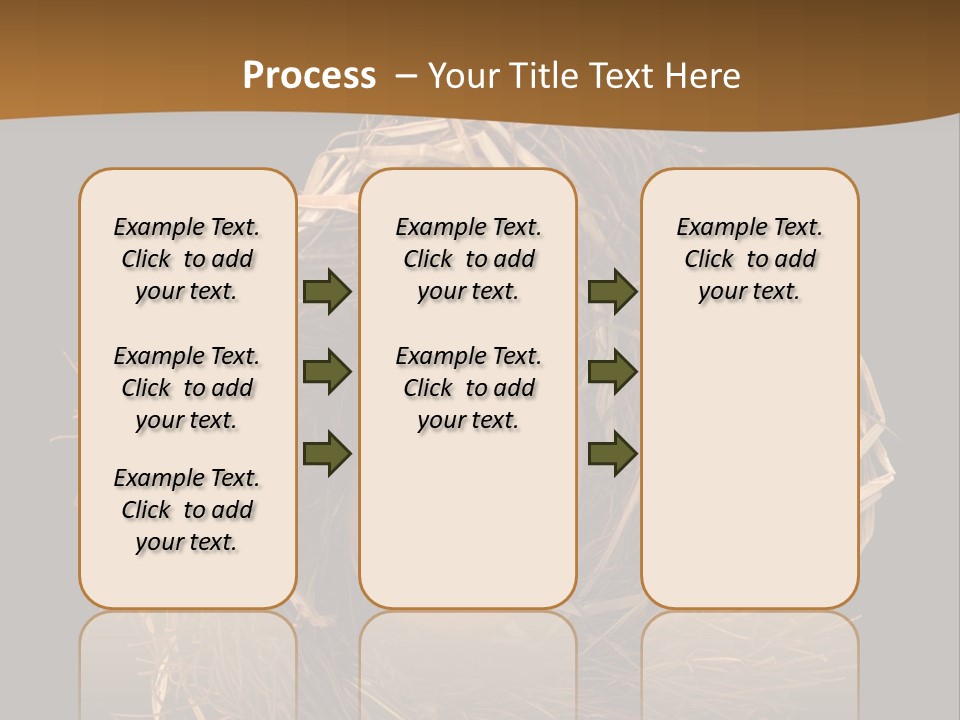 Golden Egg Inside A Nest On Black Background PowerPoint Template