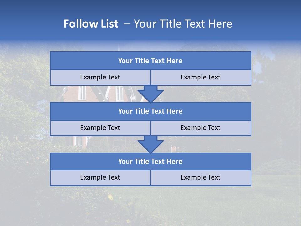 An Ornate, Nineteenth-Century North American Red Brick House In Late Summer. PowerPoint Template