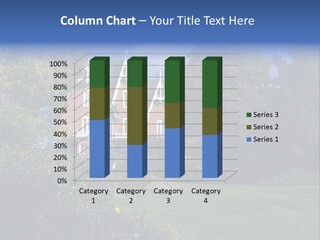 An Ornate, Nineteenth-Century North American Red Brick House In Late Summer. PowerPoint Template