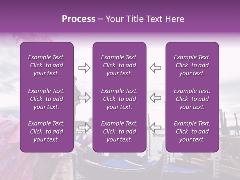 Pink Mask, Venice Carnival, Italy. PowerPoint Template