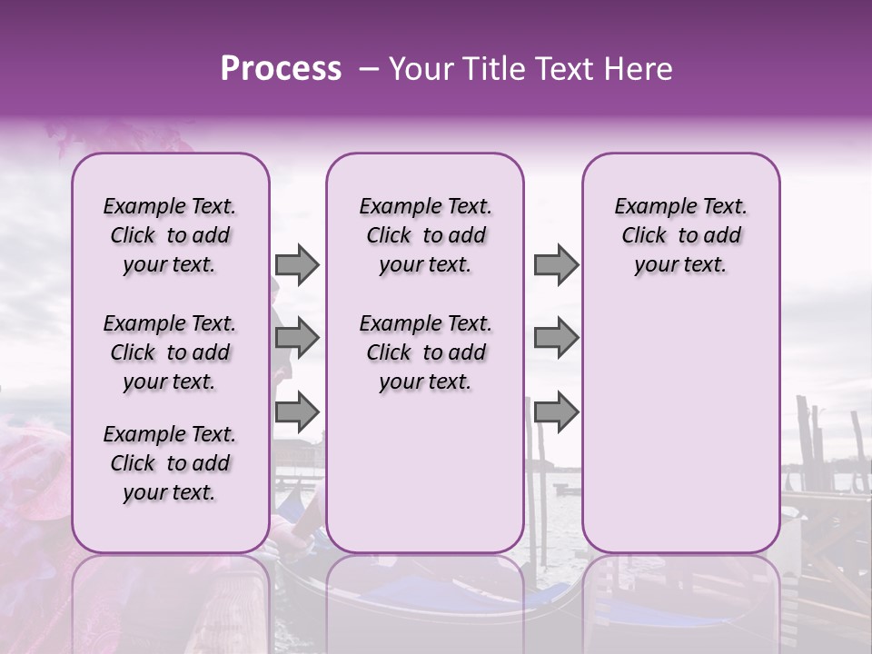 Pink Mask, Venice Carnival, Italy. PowerPoint Template