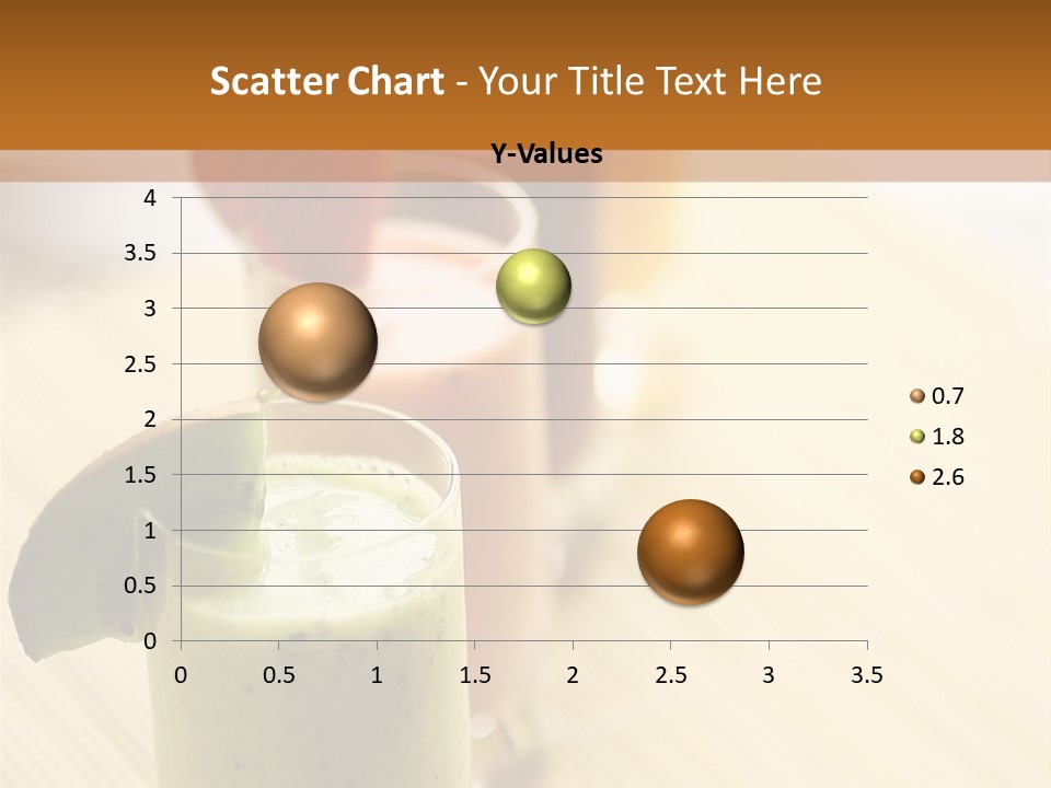 A Group Of Drinks Sitting On Top Of A Wooden Table PowerPoint Template