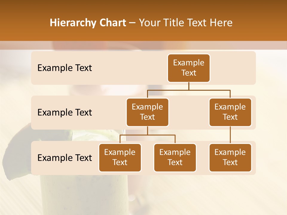 A Group Of Drinks Sitting On Top Of A Wooden Table PowerPoint Template