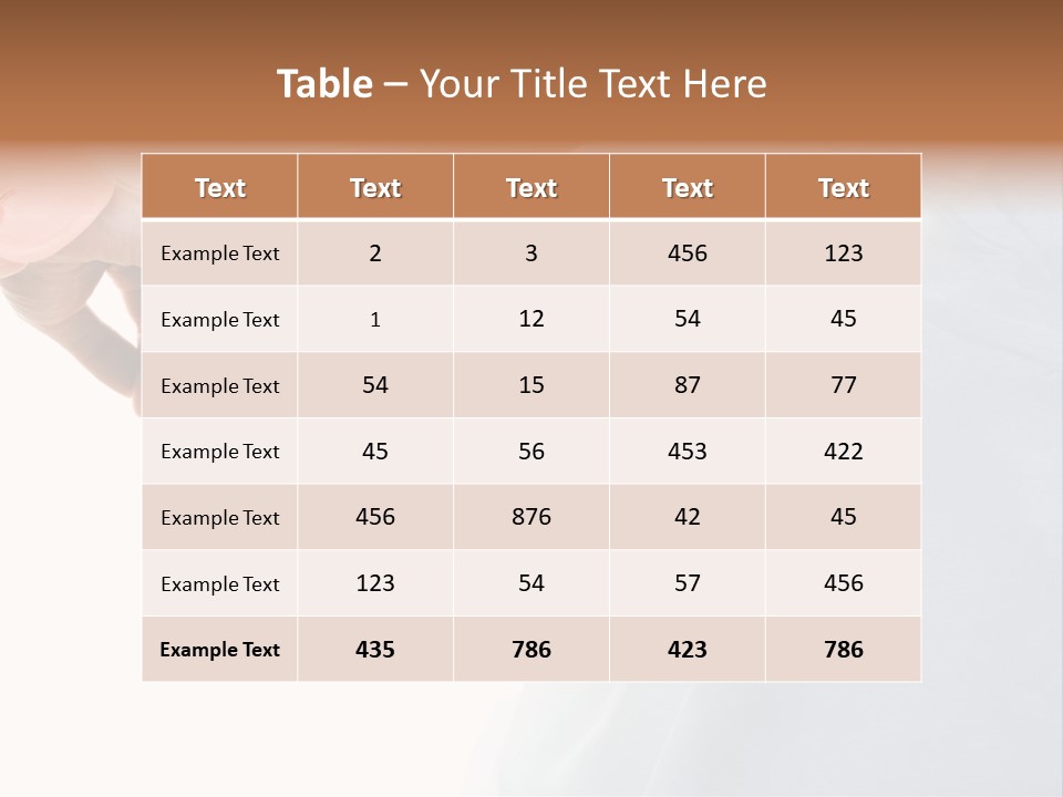 Wedding Photo Of Married Couple Holding Hands PowerPoint Template