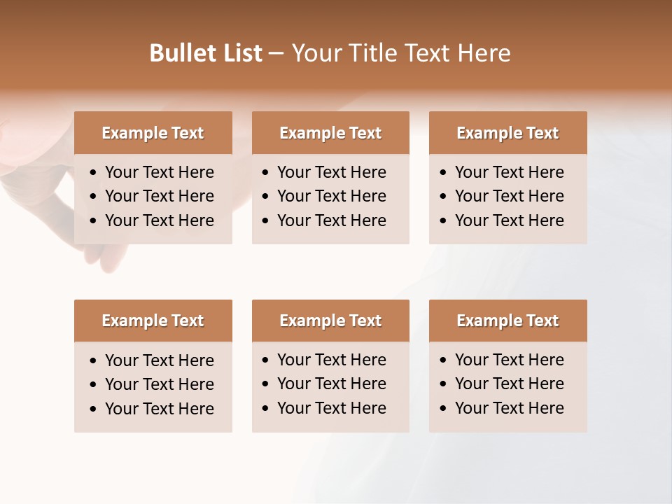 Wedding Photo Of Married Couple Holding Hands PowerPoint Template