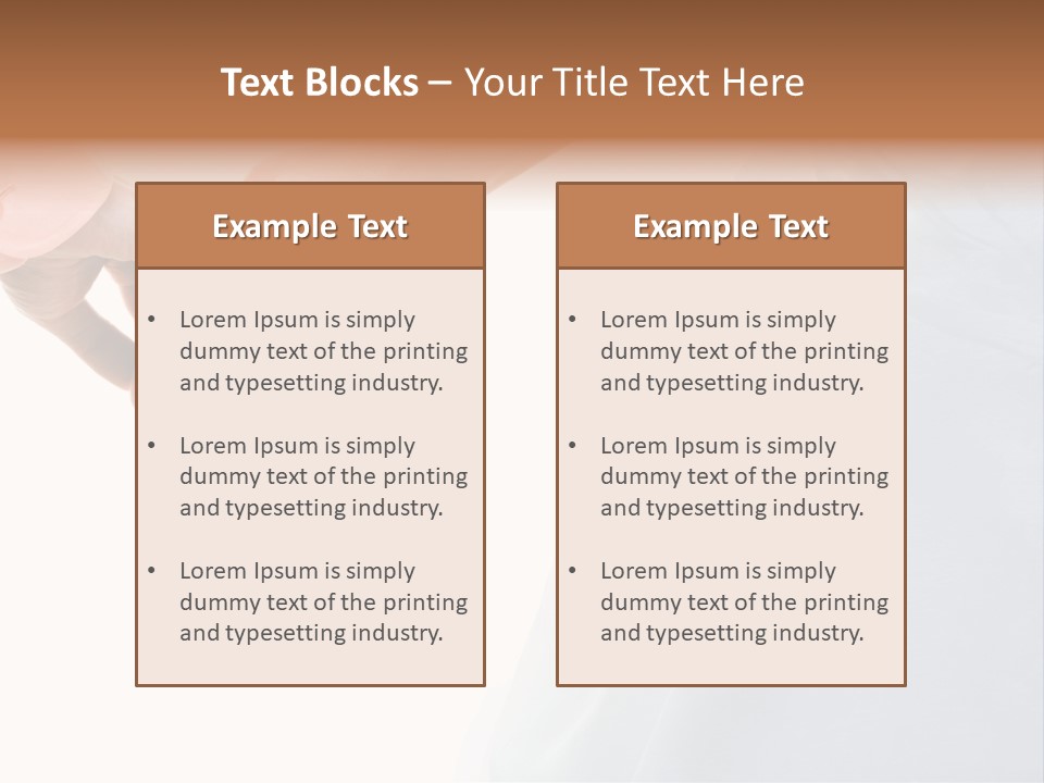 Wedding Photo Of Married Couple Holding Hands PowerPoint Template