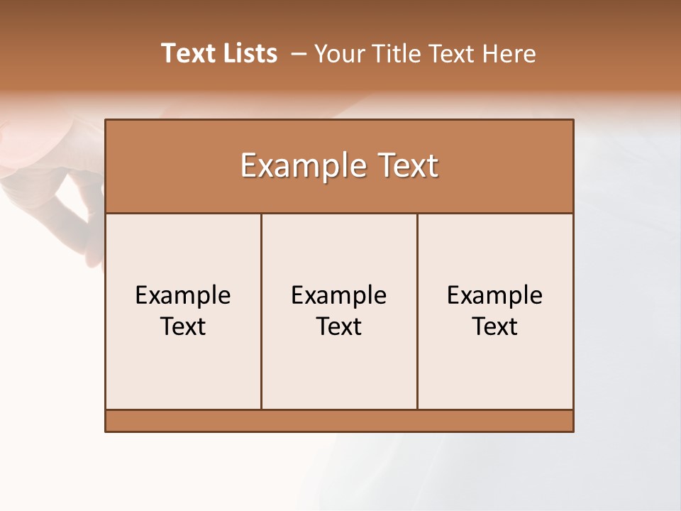 Wedding Photo Of Married Couple Holding Hands PowerPoint Template