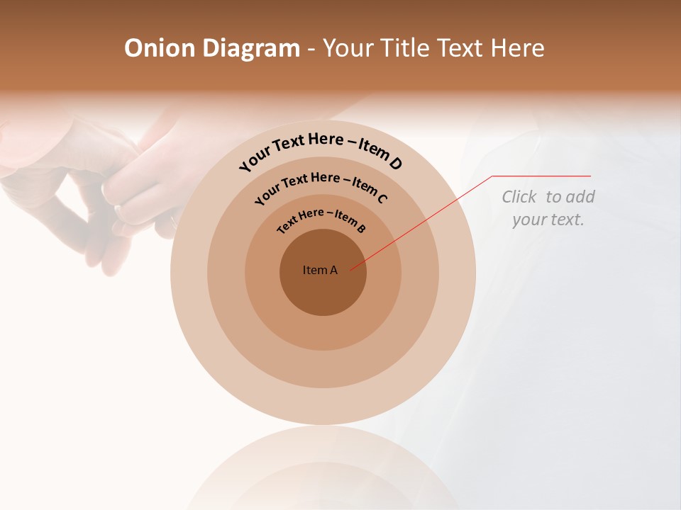 Wedding Photo Of Married Couple Holding Hands PowerPoint Template