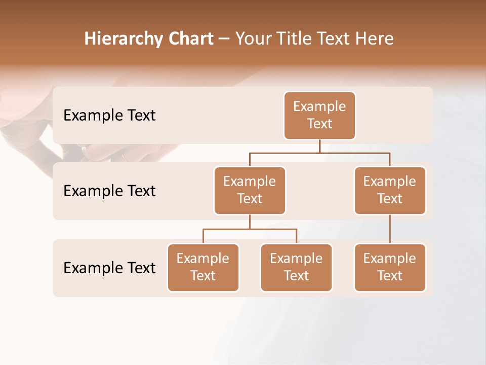 Wedding Photo Of Married Couple Holding Hands PowerPoint Template